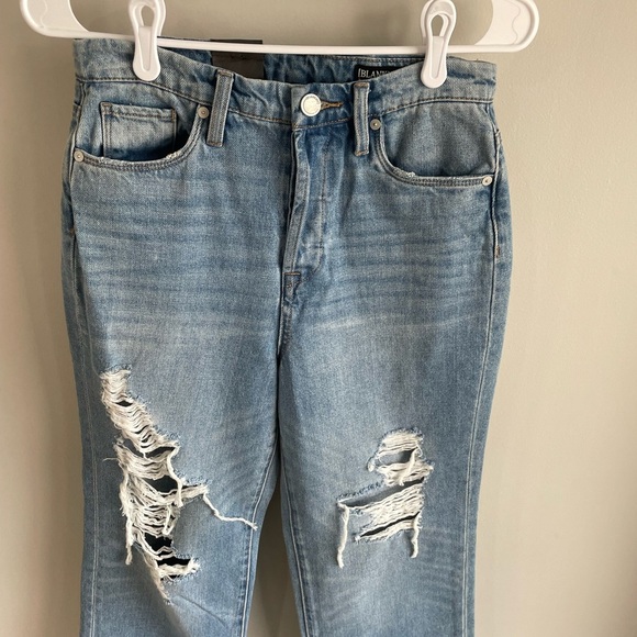 Blank NYC The Baxter Ribcage Straight Leg Distressed Jean - Light Wash - Size 25 - Picture 8 of 14